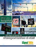 Highway Lane Control and Rail Safety Sign Brochure